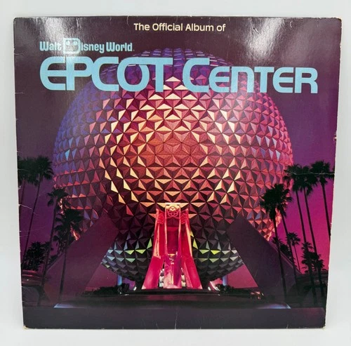 1983 Official Album of Walt Disney World Epcot Center LP Vinyl Disney 2519