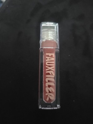 Huda Beauty Faux Filler Gloss in BOMBSHELL (Pinky Brown) 3.9mL NEW WITHOUT BOX
