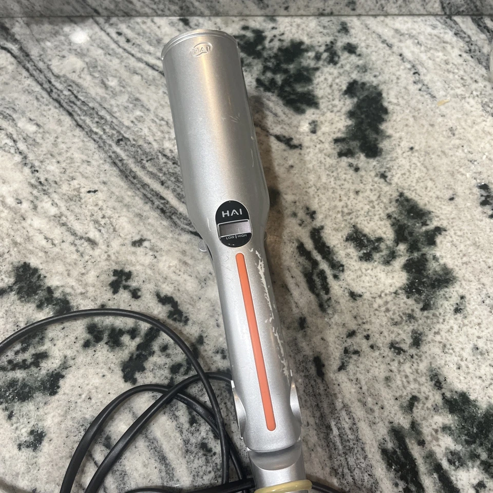 Plancha de peinado HAI Elite con pinza de cerámica digital de 2 pulgadas placa curva de turmalina Foto 4 de 4