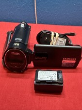 SAMSUNG HMX H300BN/XAA Full HD Camcorder Touch Screen TESTED