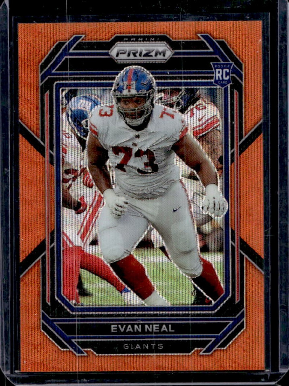 Evan Neal Panini Prizm #367 Orange Wave