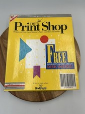 1989 The New Print Shop IBM Tandy 3.5  5.25 Floppy Disk Software Broderbund