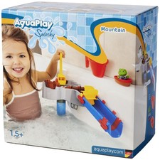 AquaPlay: Sploshy Mountain - Bathtime Water Play Set, Toy Boat Frog Figurine