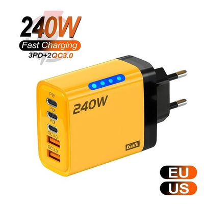 #ad 240W Fast Charging USB Type C US Wall Charger For Samsung iPhone Android Phone $2.29