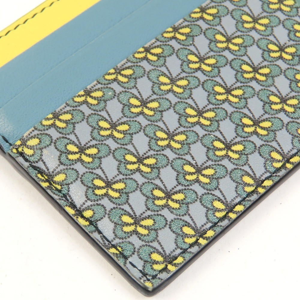 BOTTEGAVENETA  IC Chip Butterfly Card Case Card Case blue Italy Calfskin 101775 thumbnail 4