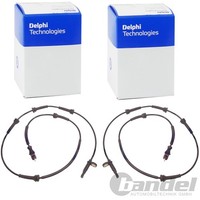 2X Delphi ABS-SENSOREN Vorne Vorne Passend FÜR Renault Laguna Links+Rechts |