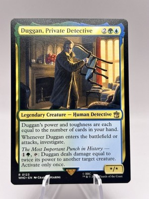 Duggan, Private Detective 0123 Doctor Who Commander WHO MTG NM