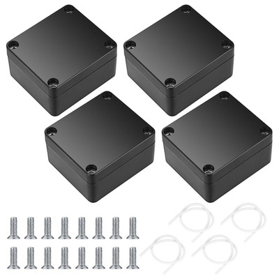 Project Box, 4 Pcs Electrical Junction Box, IP65 Waterproof Electrical Project C