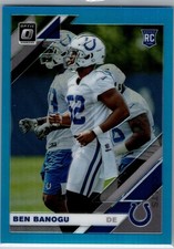 2019 Donruss Optic #124 Ben Banogu Blue #/150