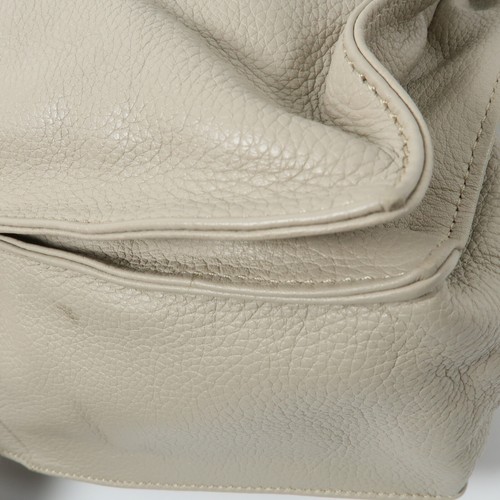 Borsa a tracolla LOEWE GHW Flamenco in pelle di vitello beige - Foto 15 di 16
