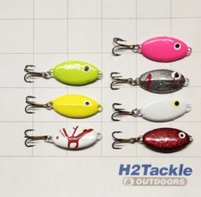 Jigging Spoons Lead Shad Shaped 5/8oz Choose Color