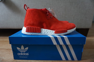 Adidas NMD Chukka C1 Lush Red Chalk White (S79147) UK