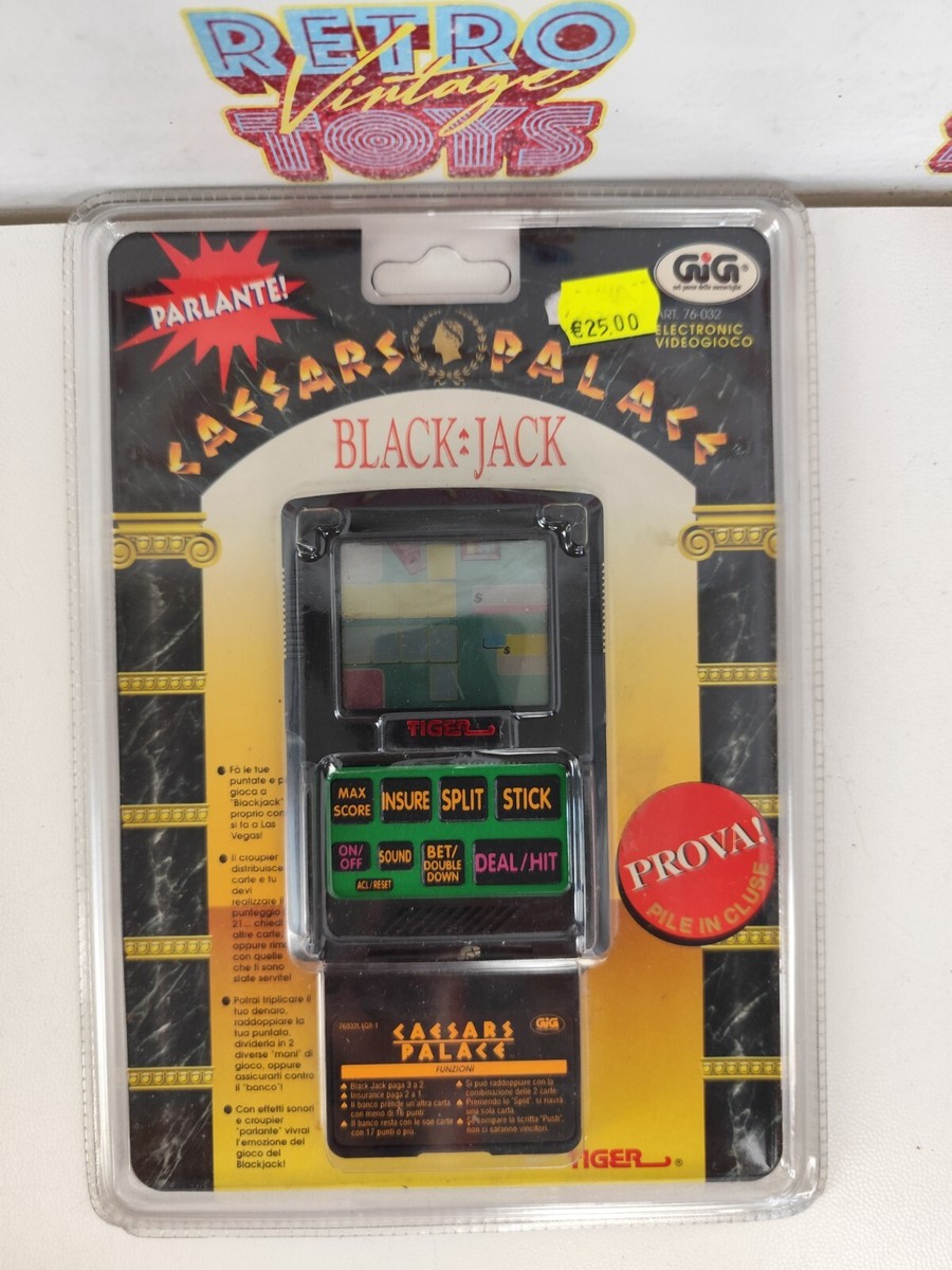 Caesars Palace Black-Jack Gig Scacciapensieri Videogame Hand Held Game  Caesar | eBay