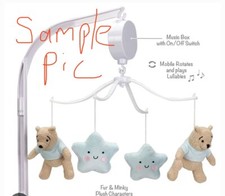 Baby animals musical crib mobiles