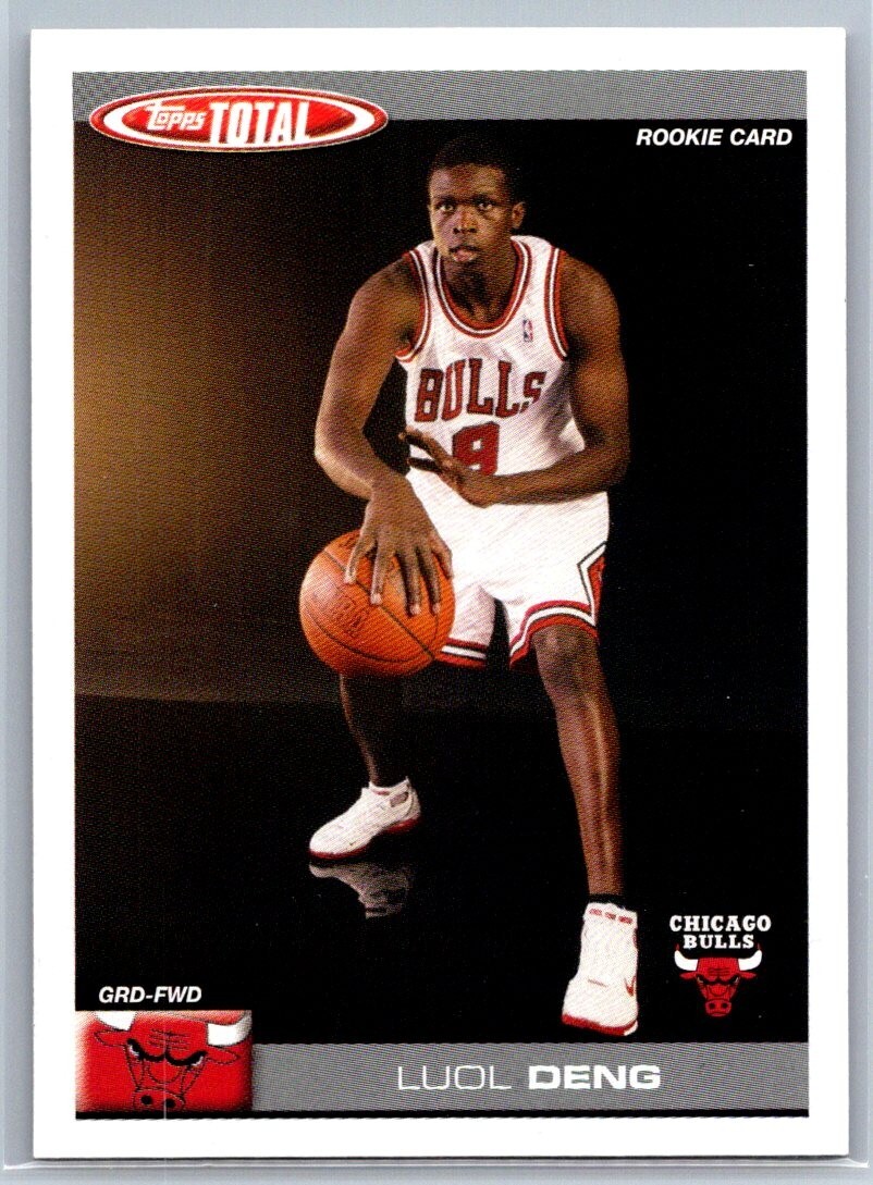 Luol Deng - 2004-05 Topps Total Basketball #318  - ROOKIE CARD - CENTERED NM (8)