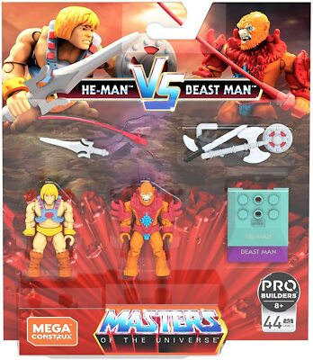 Mega Construx Heroes He-Man Vs. Beast Man