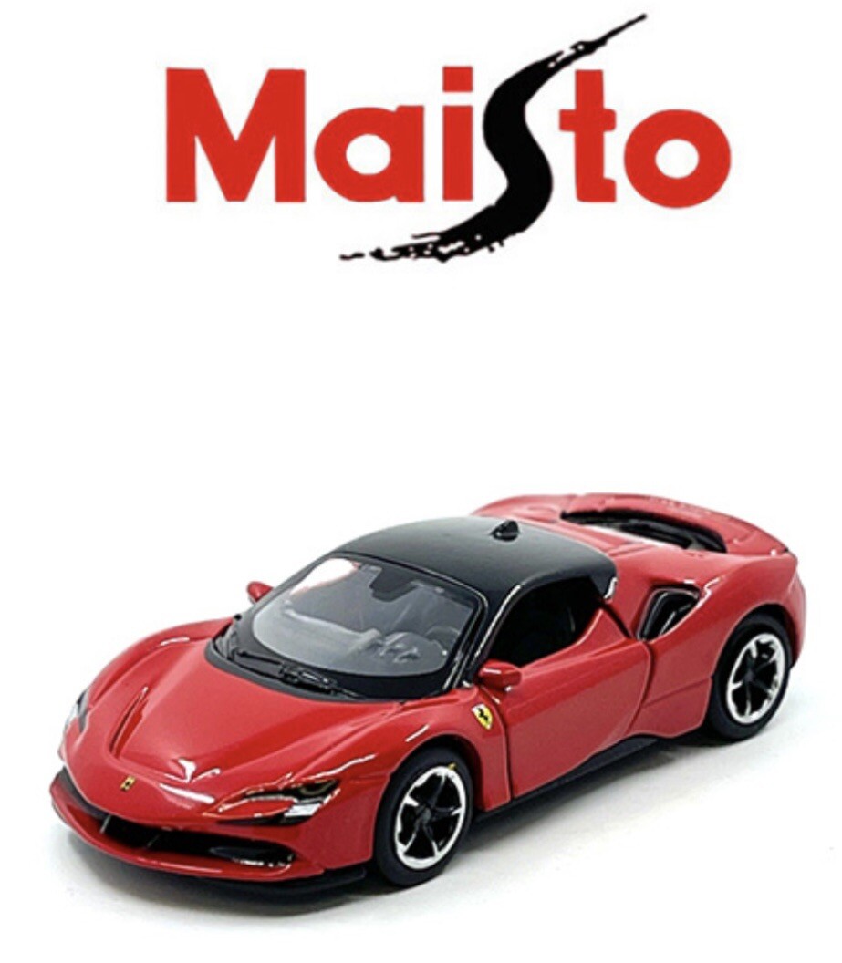 ミニカー Ferrari SF90 & Porsche 911 Hot Wheels Ferrari SF90 Stradale Red #191 Mainline Int Long