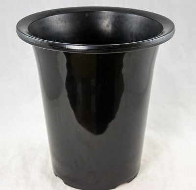 Japanese Round Glossy Plastic Cascade Bonsai, Cactus & Orchid Pot - 5'' to 8.5''