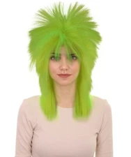 Unisex Halloween Party Online 80's Punk Metal Rocker Mullet Wig, HW-968A