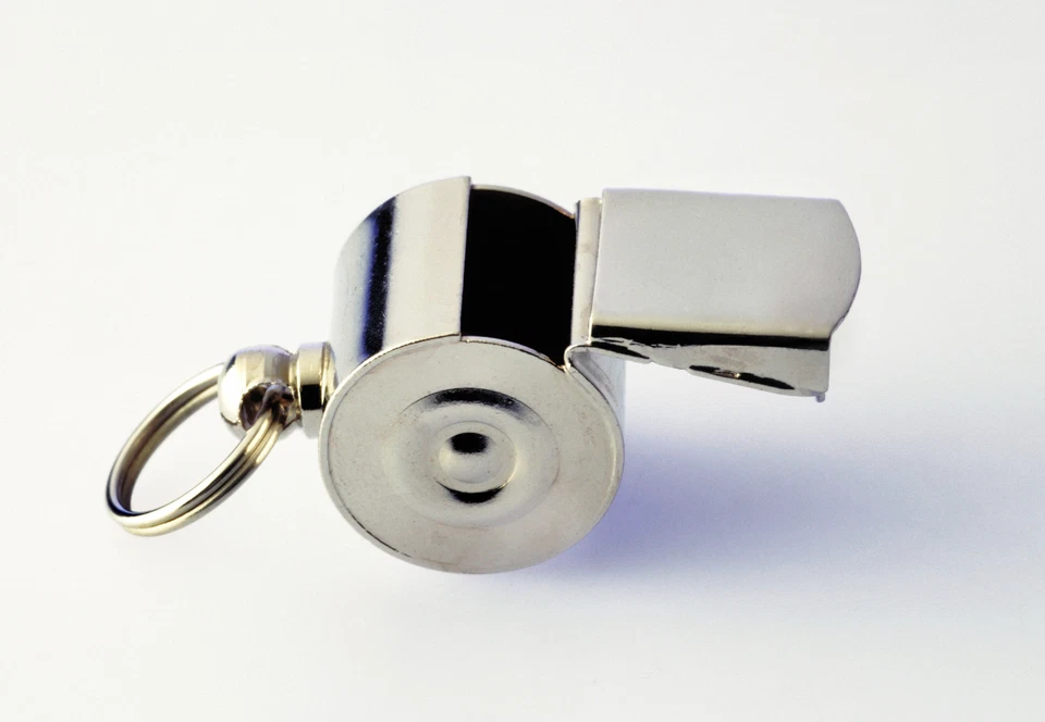 SIGNALPFEIFE / SCHRILLPFEIFE mit Schrillkugel, für Bahnpersonal