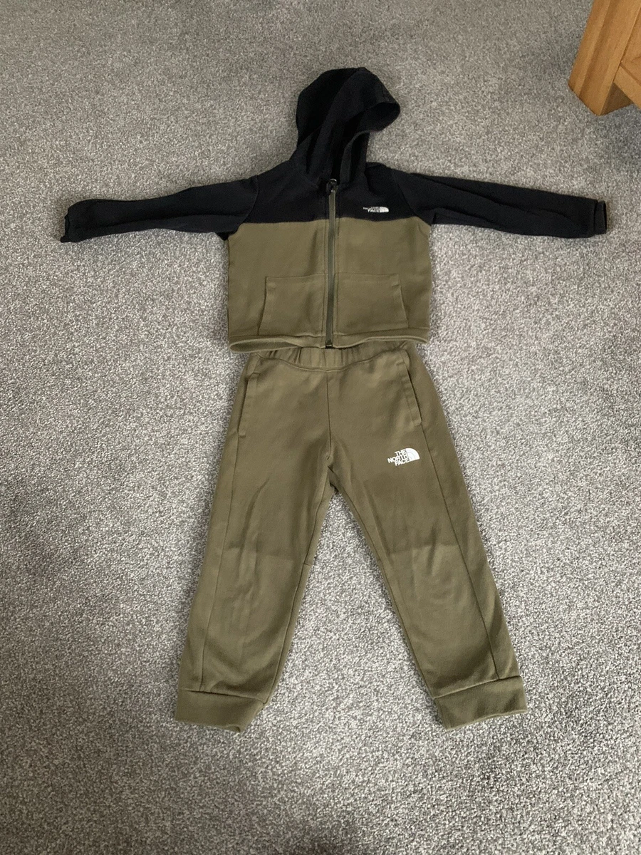 North face hotsell khaki tracksuit