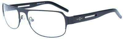 Schwarze Guys Only Lesebrille GO3160 330 mit unterschiedlicher Sehstärke R/L NEU