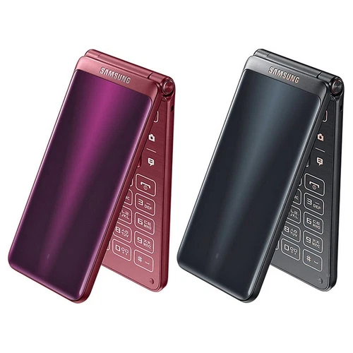 Samsung Galaxy Folder 2 SM-G1650 16GB 4G LTE Flip Android Dual SIM CellPhone A+ - Afbeelding 1 van 18