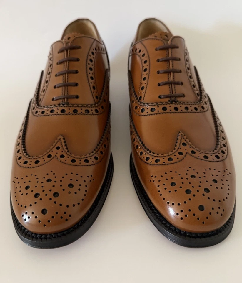 Zapatos de vestir Church’s para mujer 10 (40) Burwood wg Oxford sándalo cuero marrón Foto 2 de 4