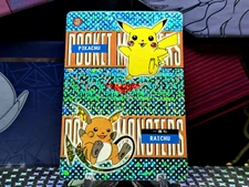 Pokemon Pocket Monsters Vending Prism Holo Vintage Sticker #592 PIKACHU rare