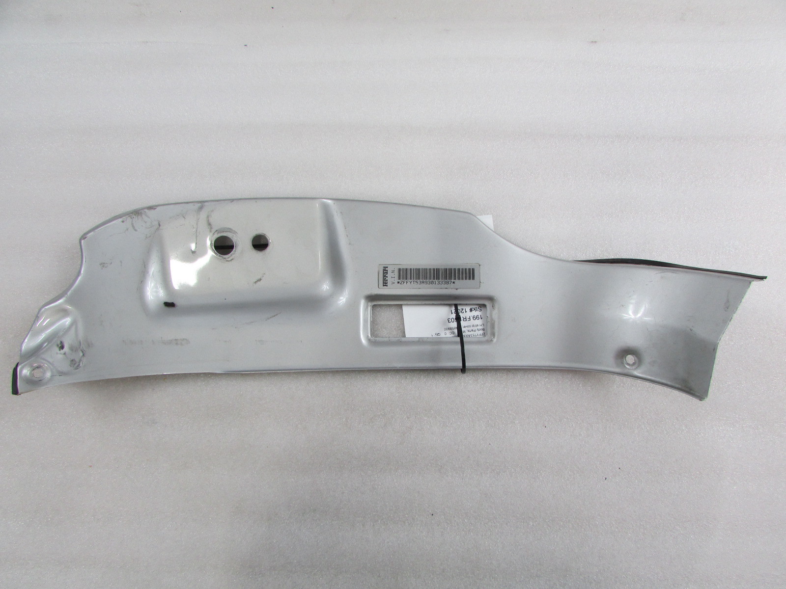 Ferrari 360, Challenge Stradale, LH, Door Jam Metal Trim Plate, Used 64858900