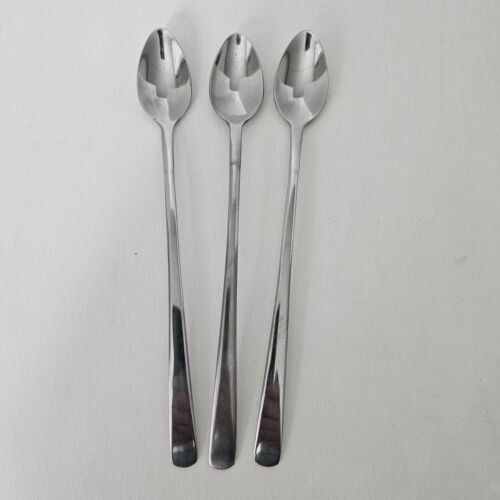 Norpro Stainless Steel Lot of 3 Iced Teaspoons Glossy Flatware Replacement