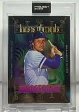 Topps PROJECT 2020 Card #271 - 1975 George Brett by Ben Baller Print Run SP/4245