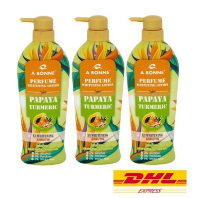 x A BONNE' Perfume Whitening Lotion Papaya Turmeric