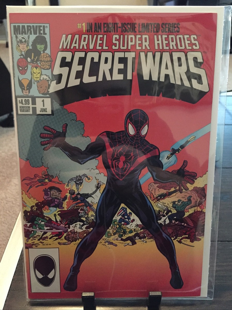 🔥Secret Wars #1 HeroesCon Variant Miles Morales Homage 2015