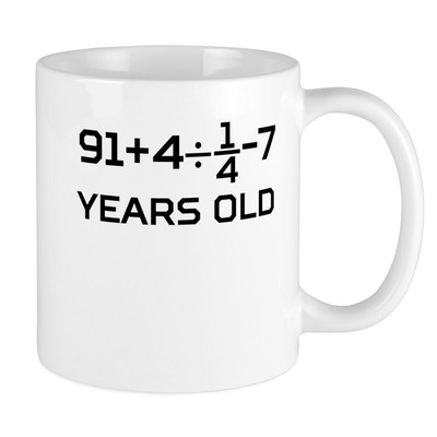 CafePress 100Th Birthday Algebra Equation Mugs 11 oz Ceramic Mug (1793315057)