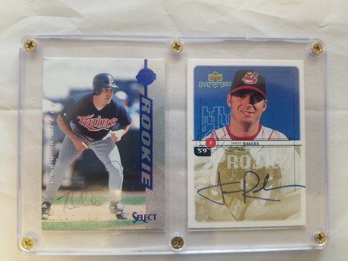 Todd Walker , And Jason Bakers Signed Baseball Cards - Bild 1 von 5