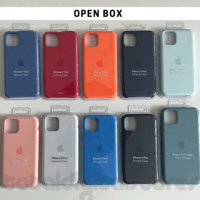Apple Silikon iPhone 11 Case Hülle Original Robust für 11 11 Pro & Max - Offen