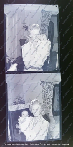 FAMOUS PHOTOGRAPHER 2 V MAIL BABY WWII NEGATIVE LOT SCARCE with envelope