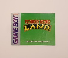 Donkey Kong Land Original Nintendo Gameboy Instruction Manual Only