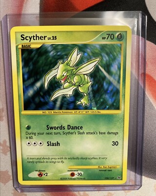 Scyther [Holo] - (130/127) Secret Rare - Platinum Base Set - Pokmon  Mint/NM | eBay
