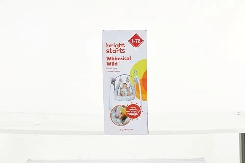 Columpio para bebé portátil automático de 6 velocidades Bright Starts con velocidad adaptable, Taggie Foto 4 de 4