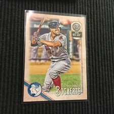 2018 TOPPS GYPSY QUEEN #151 XANDER BOGAERTS *GQ LOGO SWAP*  BOSTON RED SOX