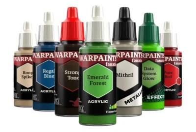THE ARMY PAINTER Army Painter Warpaints Fanatic Acrylic Paint Bottles 18ml Full Range Available