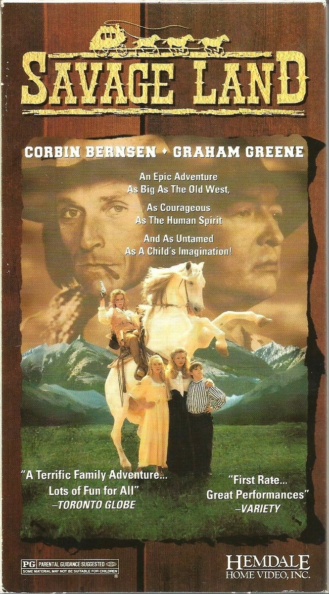 Savage Land VHS 1994 Corbin Bernsen Graham Greene Vivian Shilling