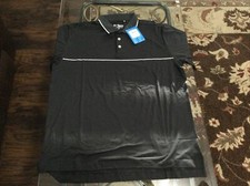 Columbia Golf Mens Large Omni-Wick Cruising Short Sleeve Golf Polo Black New 