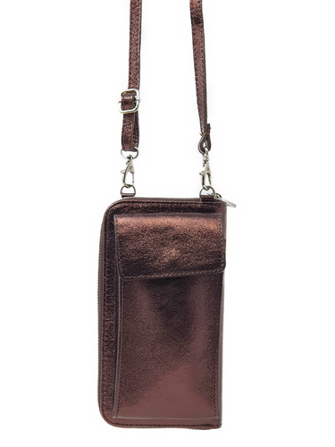 2IN1 GELDBÖRSE & SMARTPHONE HANDY TASCHE HÜLLE ITALY Umhängetasche Echt Leder - Bild 507 von 612