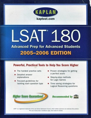 Kaplan LSAT 180 Book 2005-2006 by Kaplan Publishing Staff ...