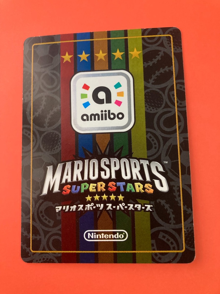 Mario Sports Superstar amiibo TERESA Super Mario Card bandai