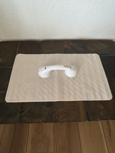 Anti-Slip Shower Mat And Suction Cup Shower Handle