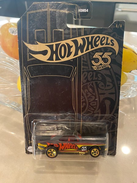 2023 Hot Wheels 55Th JubiläUm Serie 6/1.8M67 Camaro Schwarz W / Gold 5 Speichen-image